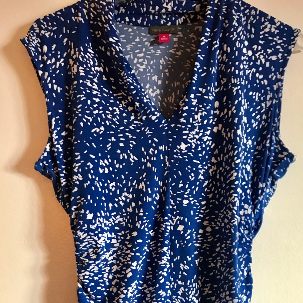 Vince Camuto Sleeveless, V-Neck Blouse